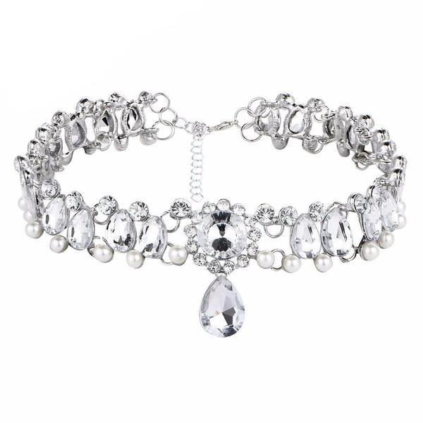 Crystal Rhinestone Choker