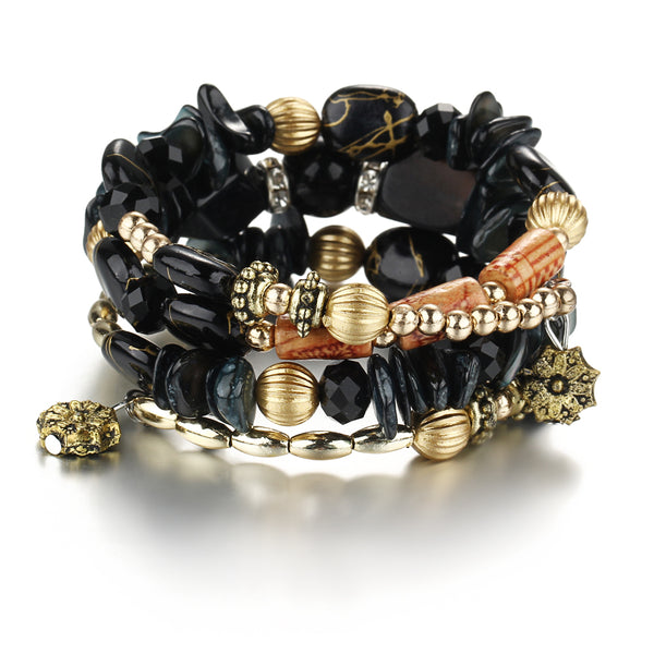 Woman Boho Multilayer Charm Bracelet