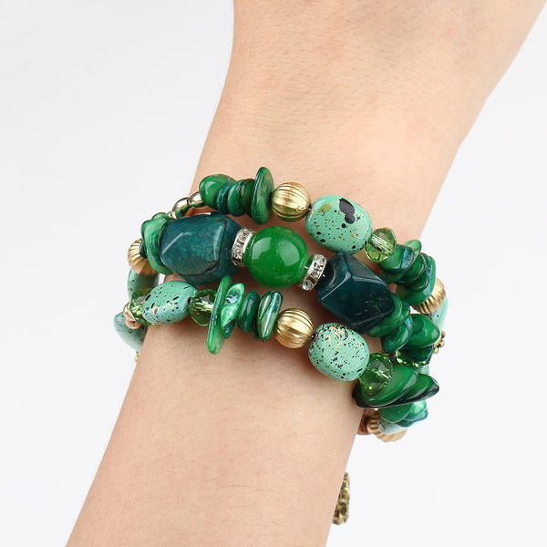 Woman Boho Multilayer Charm Bracelet