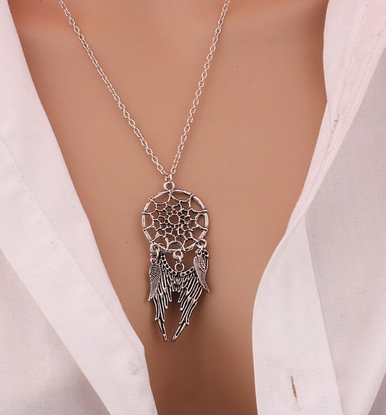 Dream Catch Feather Pendant