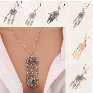 Dream Catch Feather Pendant