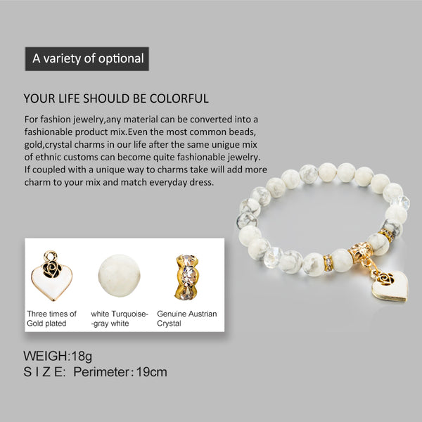 Heart Charm Bracelet