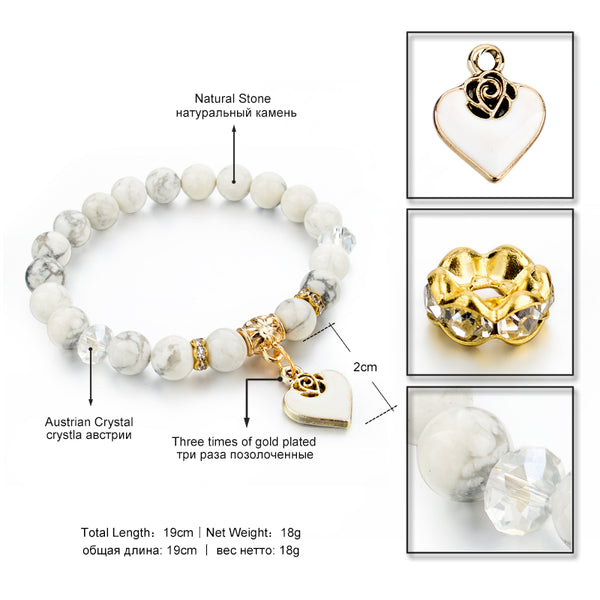 Heart Charm Bracelet