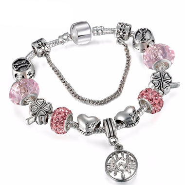 Vintage Silver Charm Bracelet