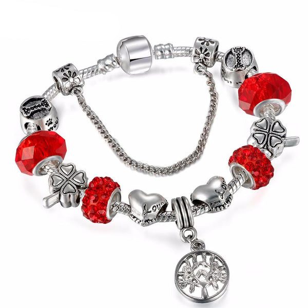 Vintage Silver Charm Bracelet