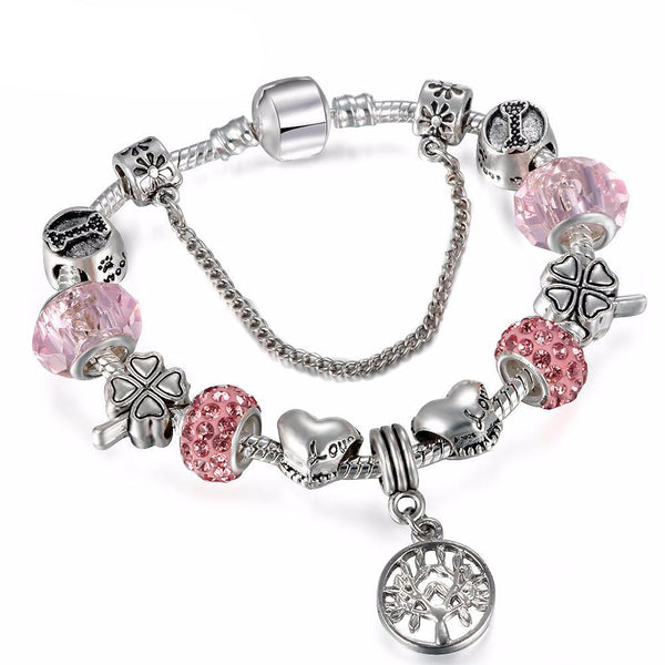 Vintage Silver Charm Bracelet