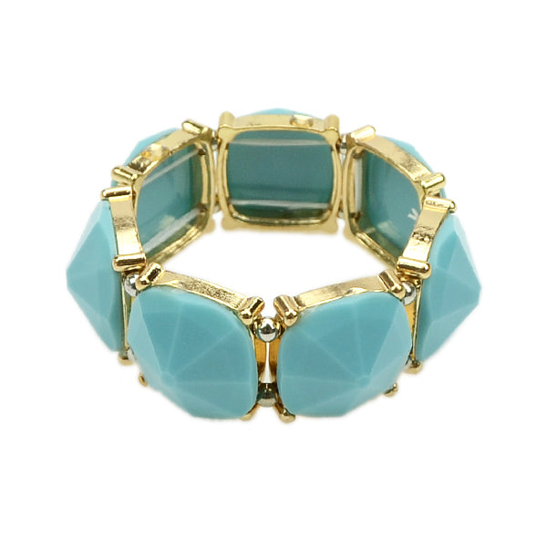 Geometric Created Rhinestone Bangle