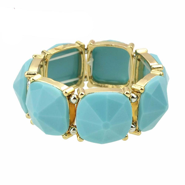 Geometric Created Rhinestone Bangle
