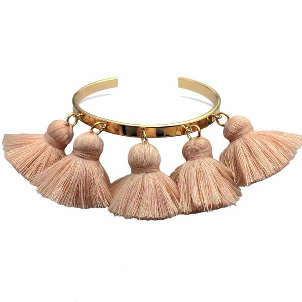 Bohemia Tassel Charm Bangle
