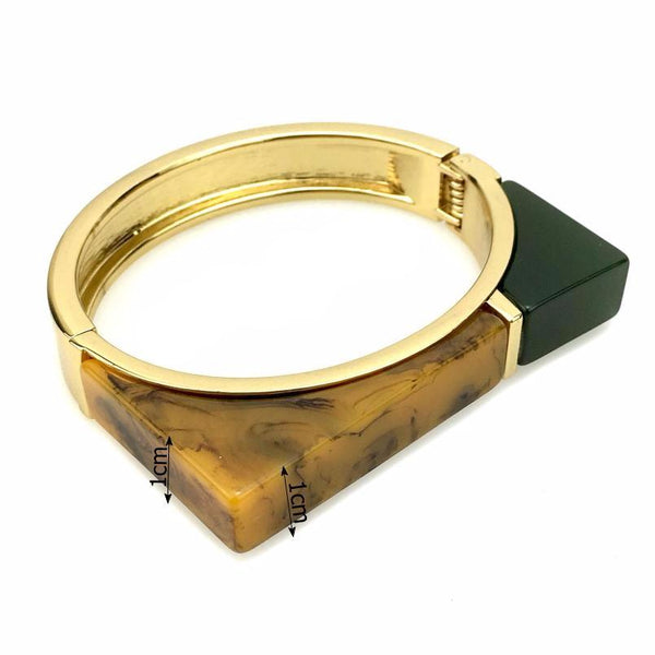 Acrylic Geometric Bangle