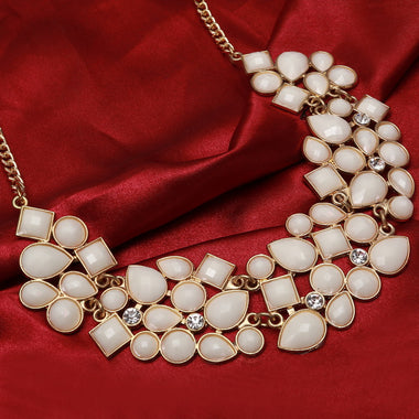 Multicolor Stones Vintage Necklace
