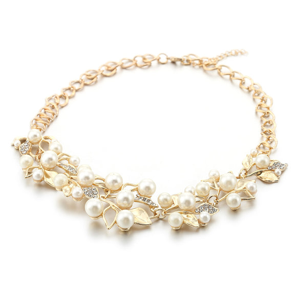Simulated Pearl Necklace
