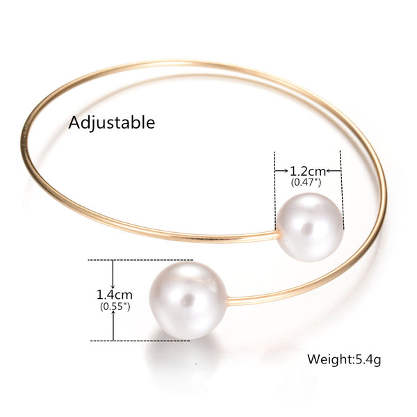 Plated Open Cuff Bangle