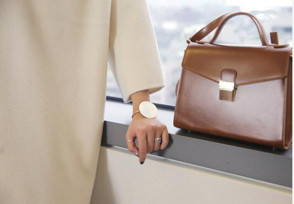 Brushed Big Round Cuff Bangle