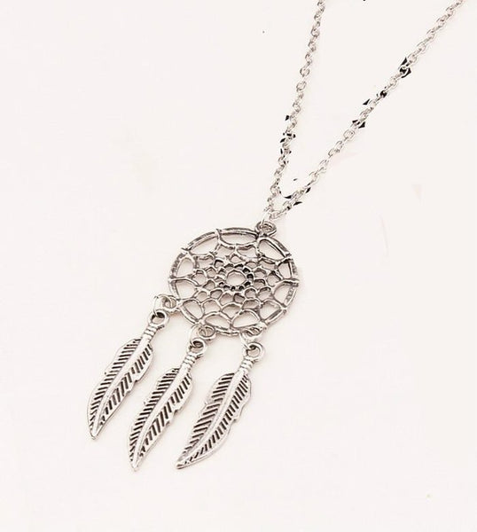 Dream Catch Feather Pendant