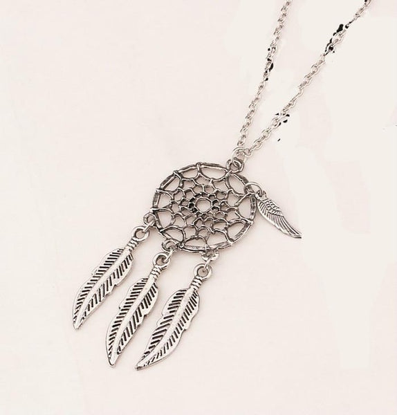 Dream Catch Feather Pendant