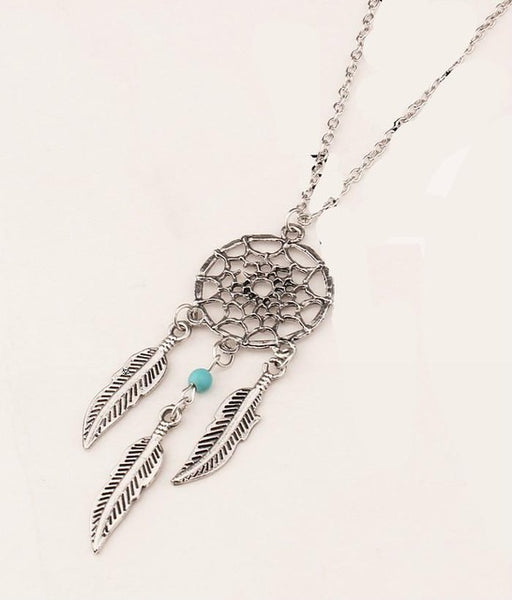 Dream Catch Feather Pendant