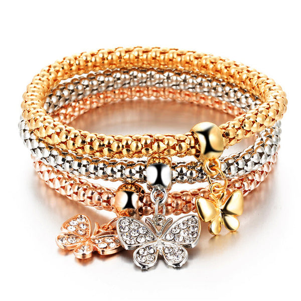 Crystal Butterfly Bracelet