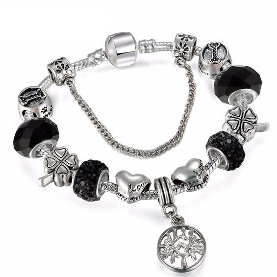 Vintage Silver Charm Bracelet