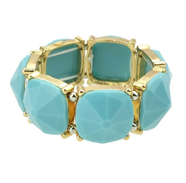 Geometric Created Rhinestone Bangle